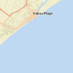 Valras-Plage Street Map