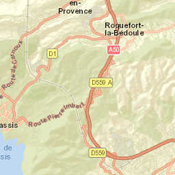 Cassis Street Map