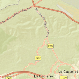 Le Castellet Street Map