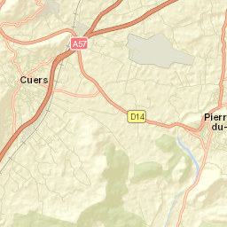 Cuers Street Map