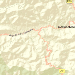 Collobrières Street Map