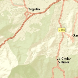 Cogolin Street Map