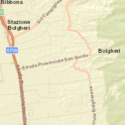 Provincia di Livorno Street Map