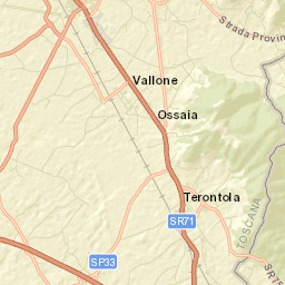 Camucia-Monsigliolo Street Map