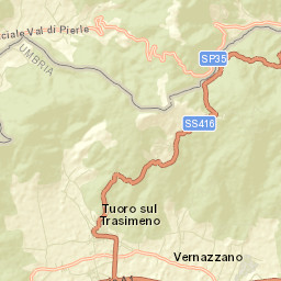 Tuoro sul Trasimeno Street Map