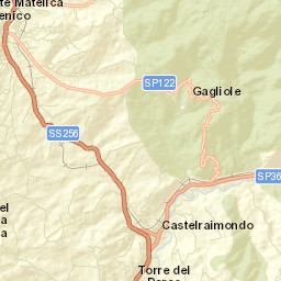 Castelraimondo Street Map