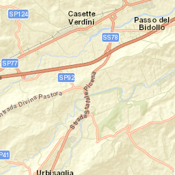 Sforzacosta Street Map