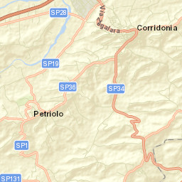 Petriolo Street Map