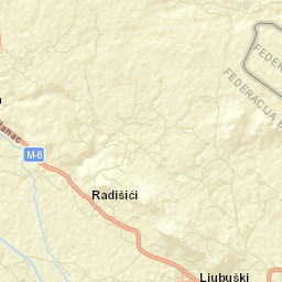 Radišići Street Map