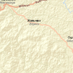 Nevesinje Street Map
