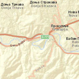 Prokuplje Street Map