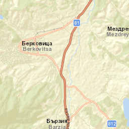 Berkovitsa Street Map