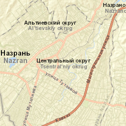 Magas Street Map
