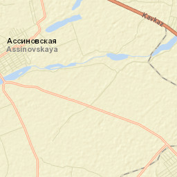Assinovskaya Street Map