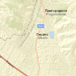 Chechen-Aul Street Map