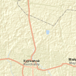 Kurchaloy Street Map