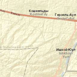 Gerzel’-Aul Street Map