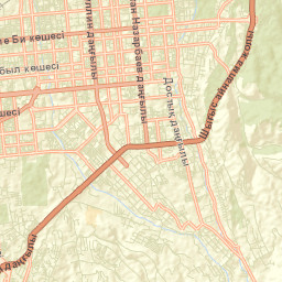 Almaty Street Map