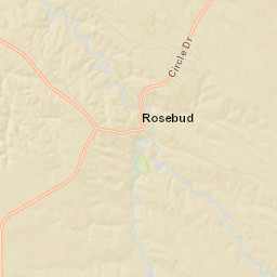 Rosebud Street Map