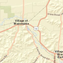 Mazomanie Street Map