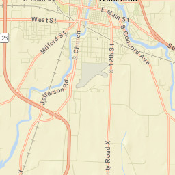 Watertown Street Map