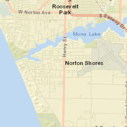 Roosevelt Park Street Map