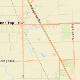 Clio Street Map