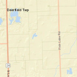 Barnes Lake-Millers Lake Street Map