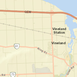 Vineland Street Map
