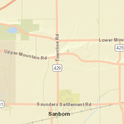 Pekin New York Street Map