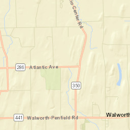 Walworth New York Street Map