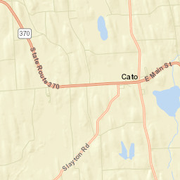 Cato New York Street Map
