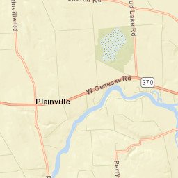 Plainville New York Street Map