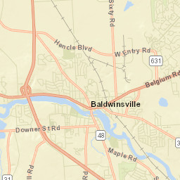 Village Green New York Street Map