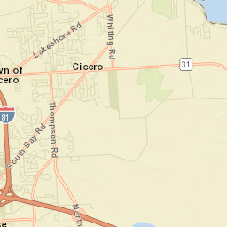 Valentines Beach New York Street Map