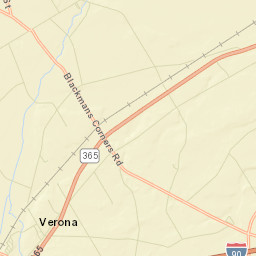 Verona New York Street Map