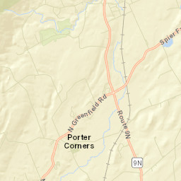 South Corinth New York Street Map