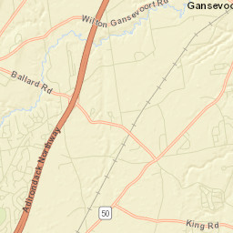 Travers Corners New York Street Map