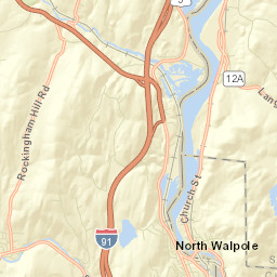 Bellows Falls Street Map