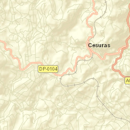 Cesuras Street Map