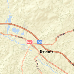 Begonte Street Map