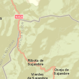 Oseja de Sajambre Street Map