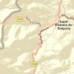 Saint-Étienne-de-Baïgorry Street Map