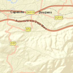 Capendu Street Map