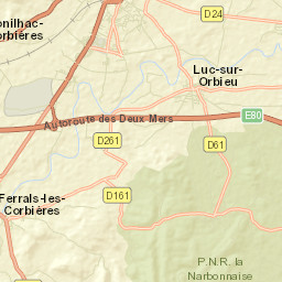 Ferrals-les-Corbières Street Map