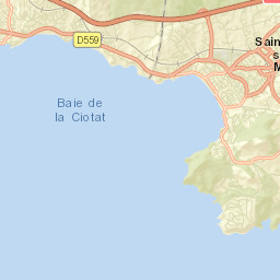 Saint-Cyr-sur-Mer Street Map