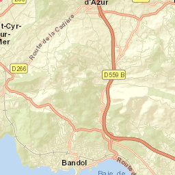 Bandol Street Map