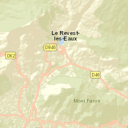 Le Revest-les-Eaux Street Map