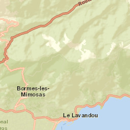 Bormes-les-Mimosas Street Map