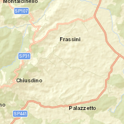 Chiusdino Street Map